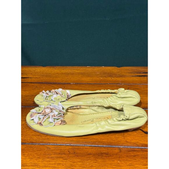 Couleur Pourpre leather flats size euro 38 - Picture 2 of 6